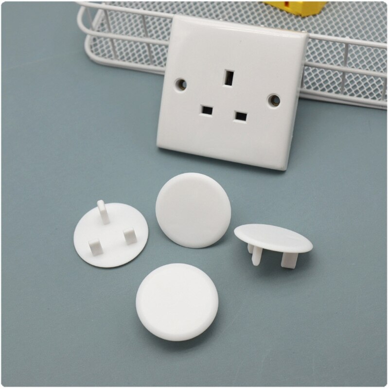 20pcs Baby Safety Child Electric Socket Outlet Plug Protection Security UK Standard Safe Lock Cover Kids Sockets Cover