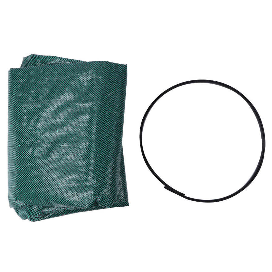 Miljø 2 stk 120l grønne stor kapacitet have parker blomster planter blade opbevaring affaldspose tilbehør 45 x 76cm mørk