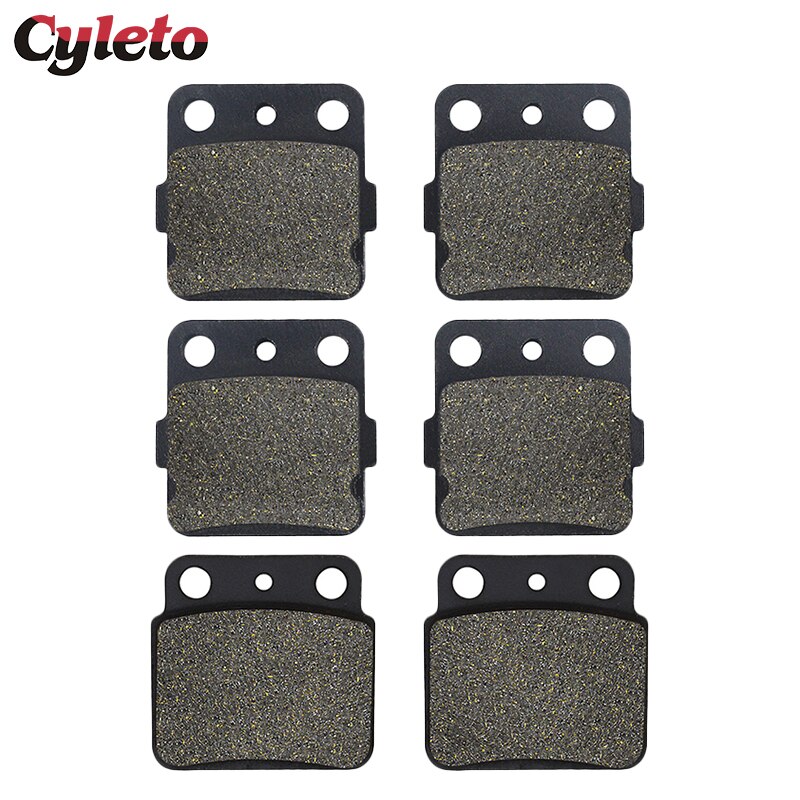 Cyleto-pastillas de freno delanteras y traseras para motocicleta, para Suzuki LTZ400 LTZ 400 Quadsport 2003, Kawasaki KSF400 KFX 400 2003-2006