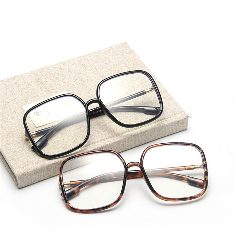 Gafas cuadradas de plástico para mujer, anteojos cuadrados con luz azul, Estilo Vintage, gafas hombres ópticos para miopía, gafas graduadas por ordenador,