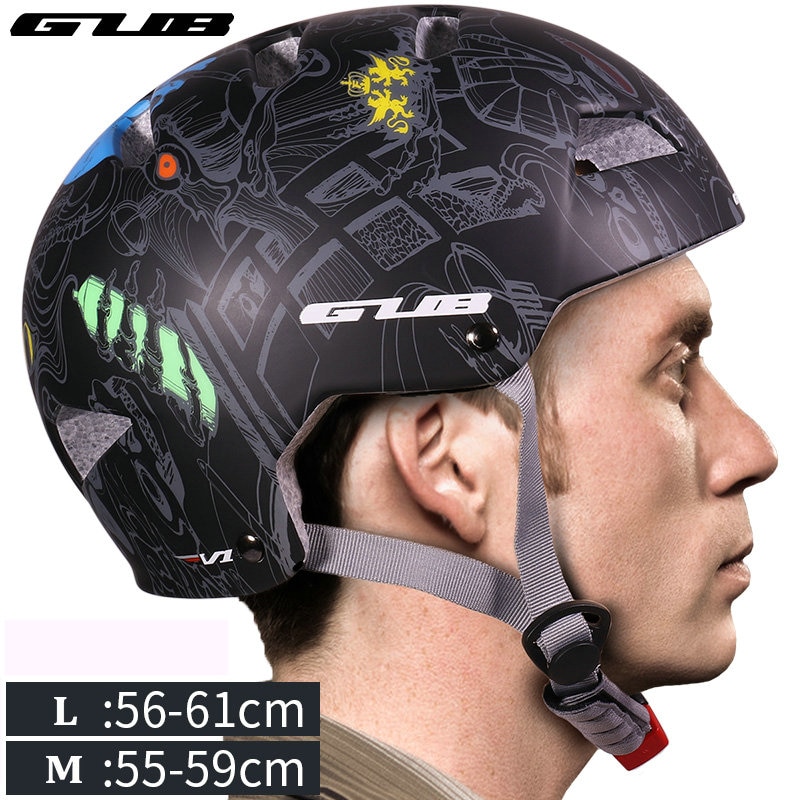 Gub 606 multifunktionel skihjelm mtb cykel cykel sport cykelhjelm ridning integreret støbt hjelm til mænd børn