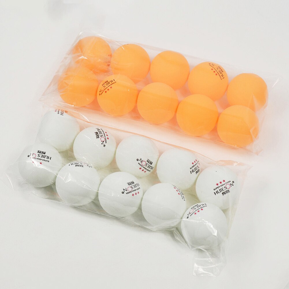 10pcs Material Table Tennis Ball 40+mm Diameter 2.8g 3 Star ABS Plastic Ping Pong Balls for Table Tennis Training