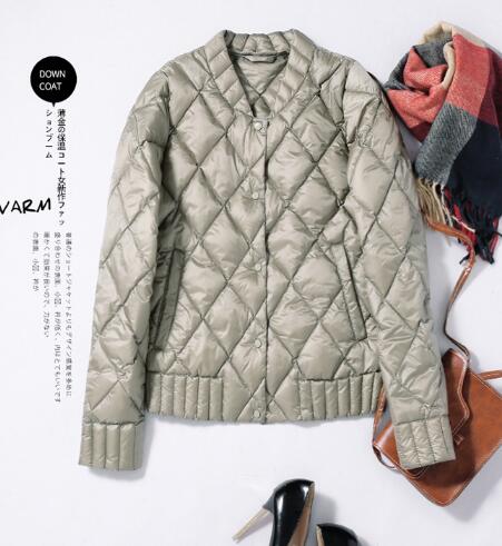 SEDUTMO Winter Plus Größe 3XL Frauen Unten Jacken Ultra Licht Ente Unten Doat Kurze Puffer Jacke Herbst Parkas ED039: hell Grün / S