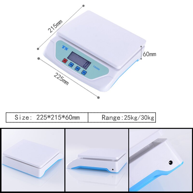 25/30kg Digital Kitchen Scale Electronic Weighing Food Health Diet Measuring Precision Scales Balance Kitchen Scale