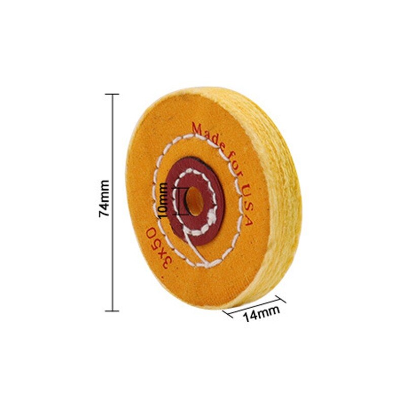 Grinding Wheel Polishing Pad Grinding Disc Metal Grinding Head Grinding Stone Polishing Machine Metal Grinder Rotating Tool: yellow D74mm