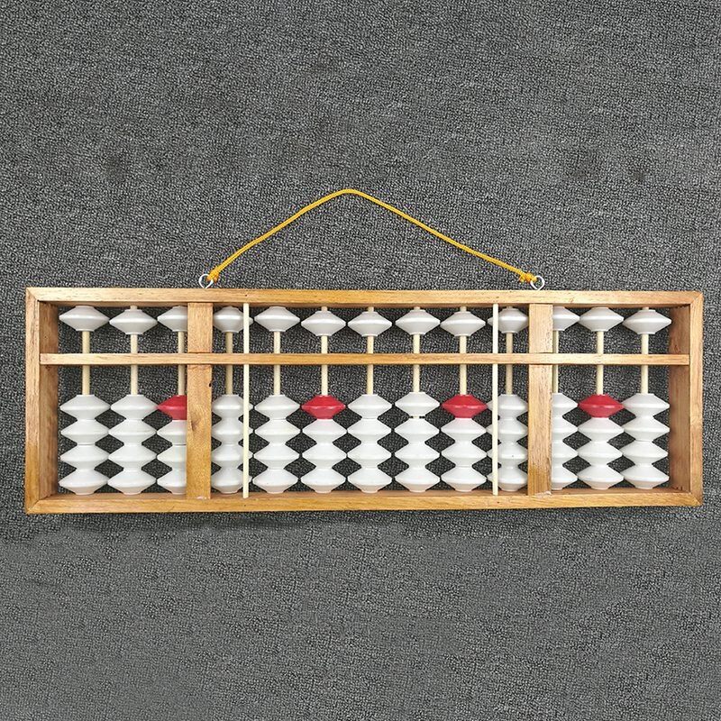 Boulier boulier chinois mathématiquement éducation professeur calculatrice suspendu boulier enseignement boulier 58X19Cm pour enseignant
