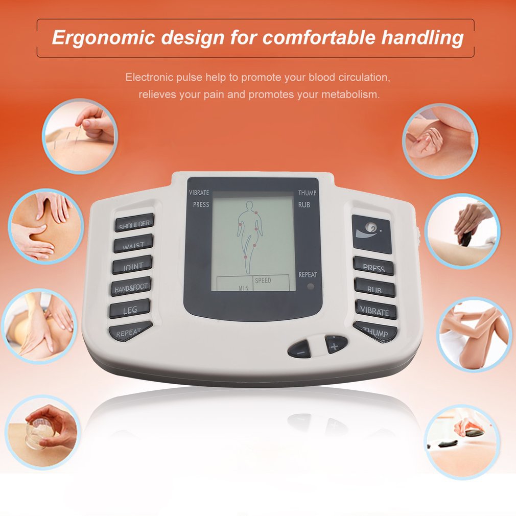 Electro-Stimulatie Massager Electro Estimulador Digitale Elektronische Body Afslanken Puls Massage Spier Ontspannen Electro Stimulatie