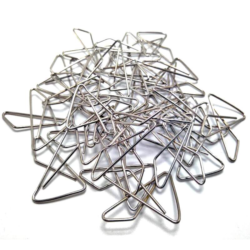 100pcs Paper Clips Metal Silver Butterfly Paper Clips Bookmark Metal Clip Active