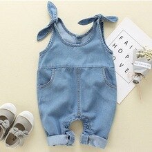 Toddler Overalls Baby Girls Suspender Denim Pants Cotton Baby Boy Overall Girls Summer Cute Overalls Pants For Kids