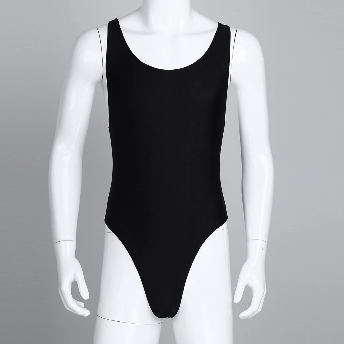 Maillot de bain moulant pour hommes, taille haute, culotte tanga, bikini, pour la plage,