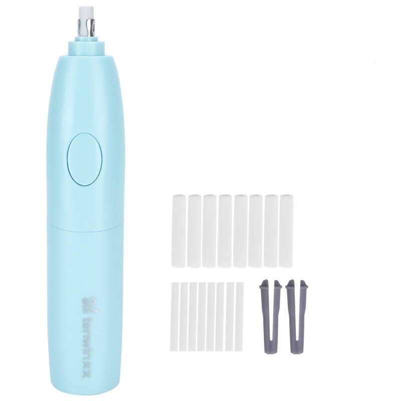 Tenwin Adjustable Mechanical Rubber Electric Eraser Pencil Refill Mechanic Stationery for Kids Highlights For Sketch Drawing: G