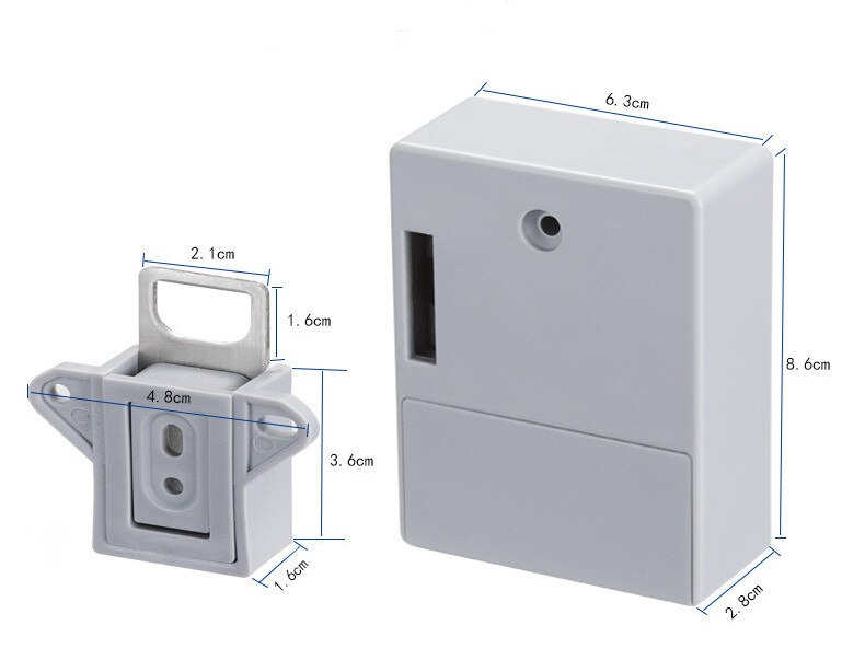 Invisible Hidden RFID Door Lock Free Opening Intelligent Sensor Cabinet Lock Locker Wardrobe Shoe Cabinet Drawer