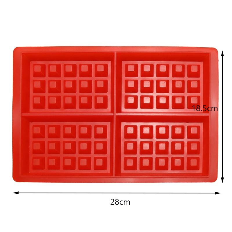 Moldes de silicona antiadherentes para hacer gofres, Set de utensilios para hornear, molde de silicona para hornear de tarta cocina, herramienta para hacer gofres