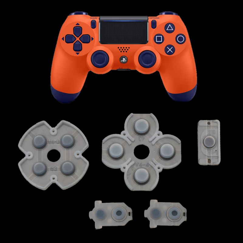for playstation 4 PS4 Controller Conductive Silicone Rubber Pads for d ualshock 4 JDS JDM 030 D Pad Buttons