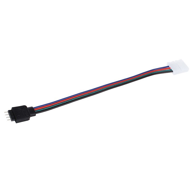 Rgb Led Strips Light 4 Pin Male Naar 10Mm Breedte Plug Connector Kabel: Default Title