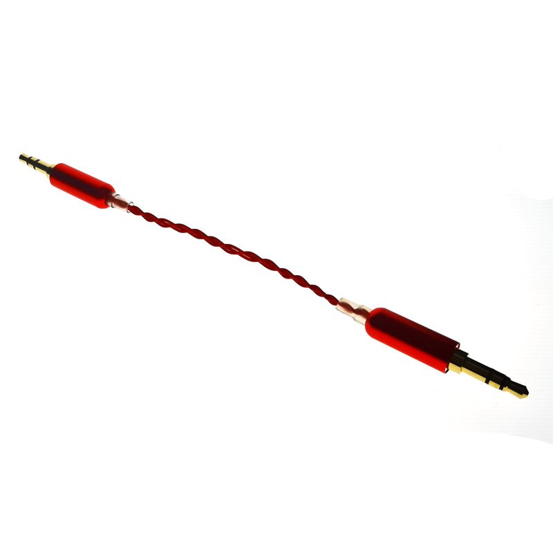 Verzilverd Draad Jack Aux Kabel 3.5Mm Male Naar Male Stereo Audio Kabel Voor MP3/Pc 3.5 stereo Kabel