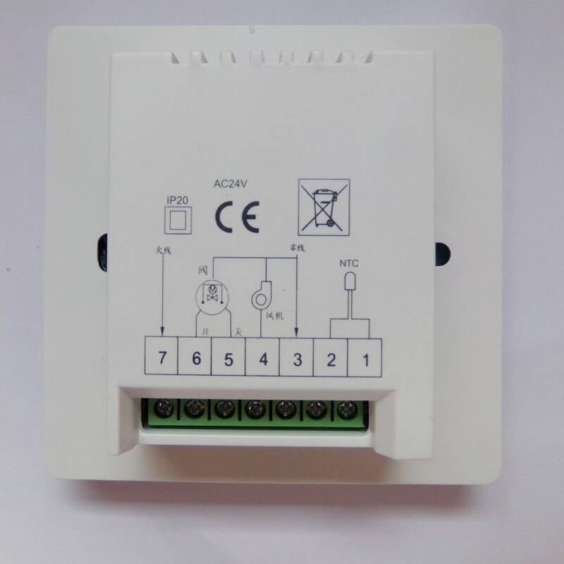 AIRE ACONDICIONADO Central AC24V señal analógica inteligente 0-10V termostato Panel Controlador Integral proporcional