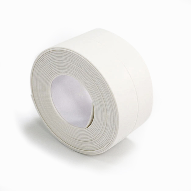 Dichtungsband für Badezimmer, Dusche, Waschbecken, Badewanne, PVC, selbstklebende Dichtungsstreifen, wasserdichte Wandaufkleber für Badezimmer, Küche: Weiß / 3mm