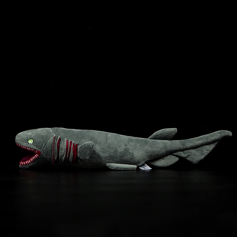 52cm lange naturtro frilled haj udstoppet legetøj super blødt realistisk havdyr hajer plys legetøj til børn