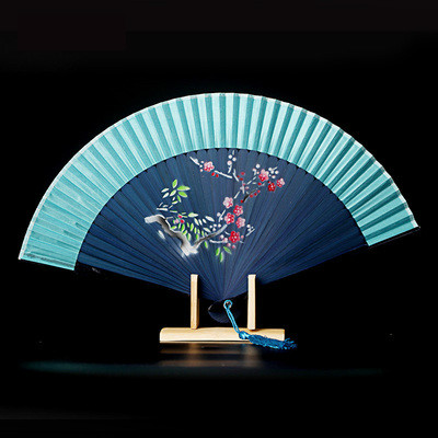 Retro Meisje Dans Handventilator Ventilador Klassieke Draagbare Zomer Dame Opvouwbare Fan Chinese Vrouwen Hanfu Cosplay Props Hand Fans: Licht Groen