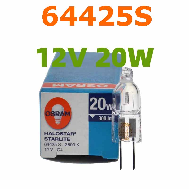 Osram Halogenlampen 64425 12 v20w Mikroskop Allgemein beleuchtung, 12 v20w g4 s Wolfram Halogenlampe