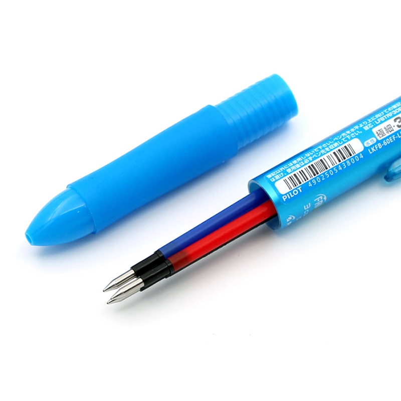 Japon pilote Frixion stylo 3 en 1 effaçable Gel stylo 3 couleurs 0.5mm LKFB-60EF 0.38mm LKFB-60UF couleurs Pastel