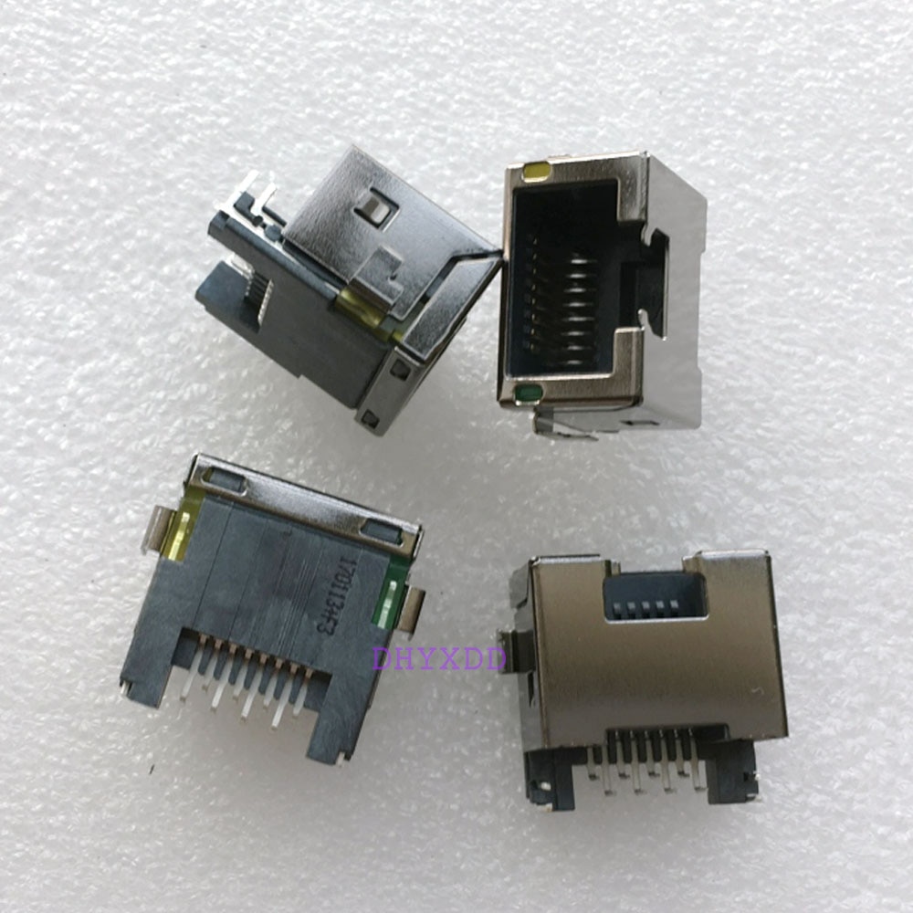 Conector rj45 do soquete de 1 pces lan jack com diodo emissor de luz para lenovo thinkpad t440 t440s t450 t450s etc portátil RJ-45 porto