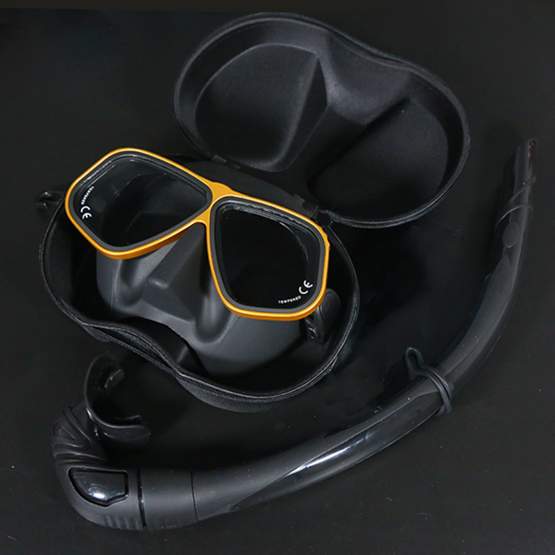 Similar Apollo's Free Diving Mask Aluminum Alloy Frame Mask Swimming Glasses 65cc Scuba diving Masks Snorkeling Wet Tube Set: Clear