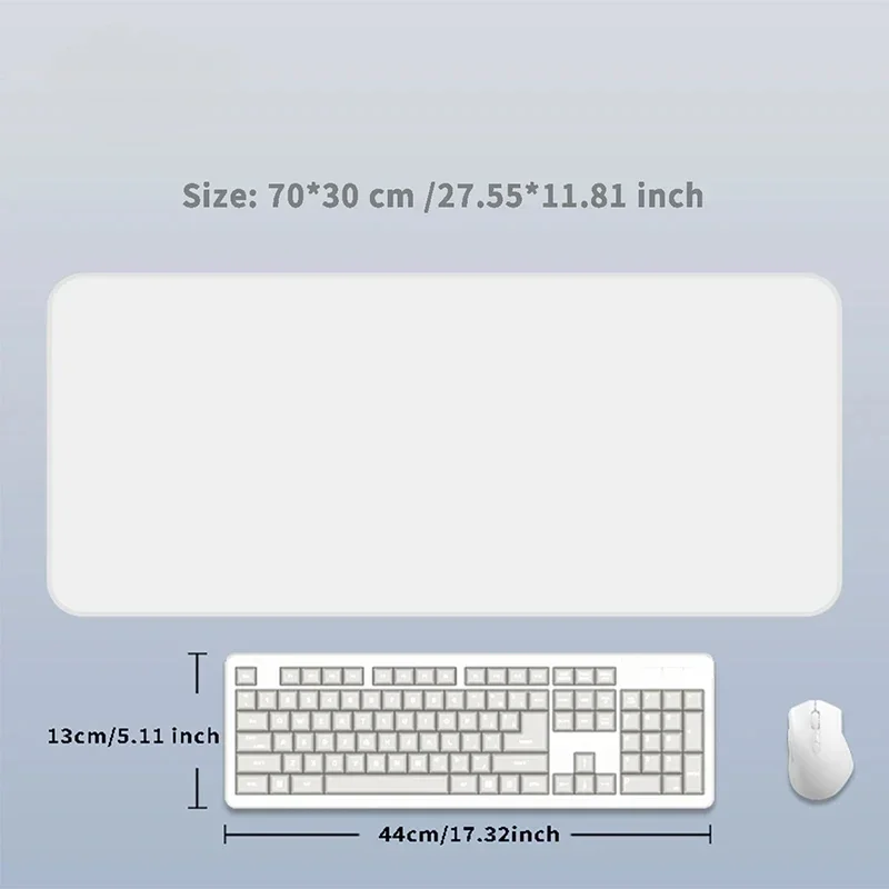 DIY high-definition custom picture mouse pad large desk mat keyboard accessories suitable for home office non-slip washable: Orange