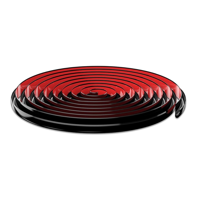 Caravans Roof Rain Gutter PVC Water Channel Easy Install Roof Drainage System Rain Guard for Camping Vehicle: Red