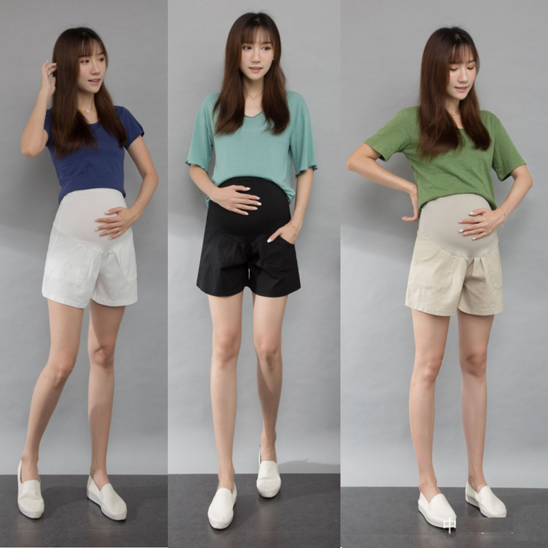 Sommer Mutterschaft kurze Hose Schwangere Hosen Frauen Schwangerschaft Hosen Für Schwangerschaft Frauen
