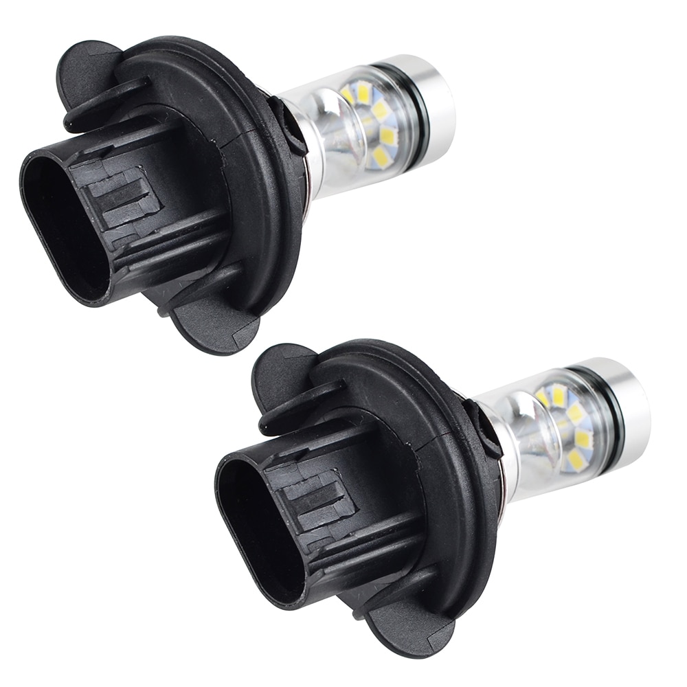 12V 100W Headlight White LED Bulbs Light Lamp For Polaris Ranger 570 800 900 XP800/900 RZR SCRAMBLER 500 850 Outlaw 450 525