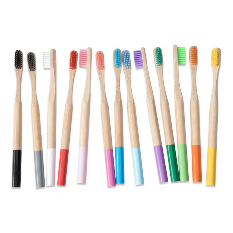 Natural Bamboo Toothbrush 1Pcs Wooden Toothbrush Eco Friendly Tooth Brush Nylon Bristle Adults Oral Care Toothbrush