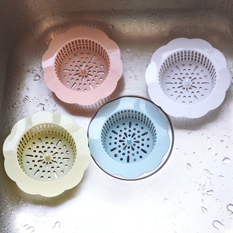 Køkken blomst type vask filter kloak vask gulvafløb anti-tilstopning hårfilter