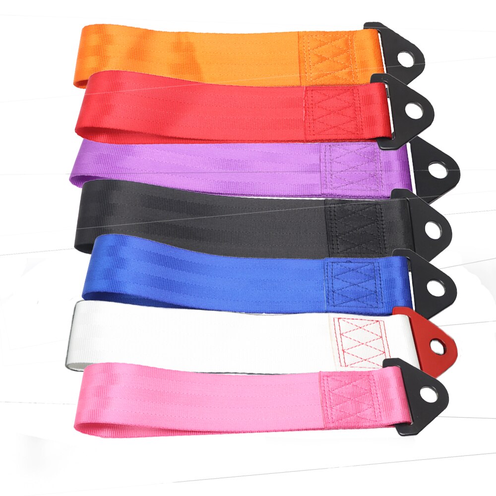 Towing Rope Nylon Tow Eye Strap Tow Loop Strap Racing Drift Rally Tow Hook