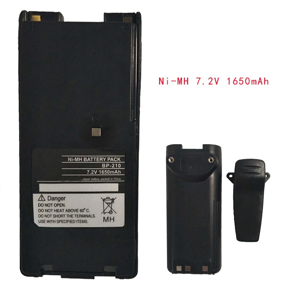 Ni-mh 7.2 V 1650 mAh Batteria per ICOM Radio IC-F11 F11S F4GS BP-210N