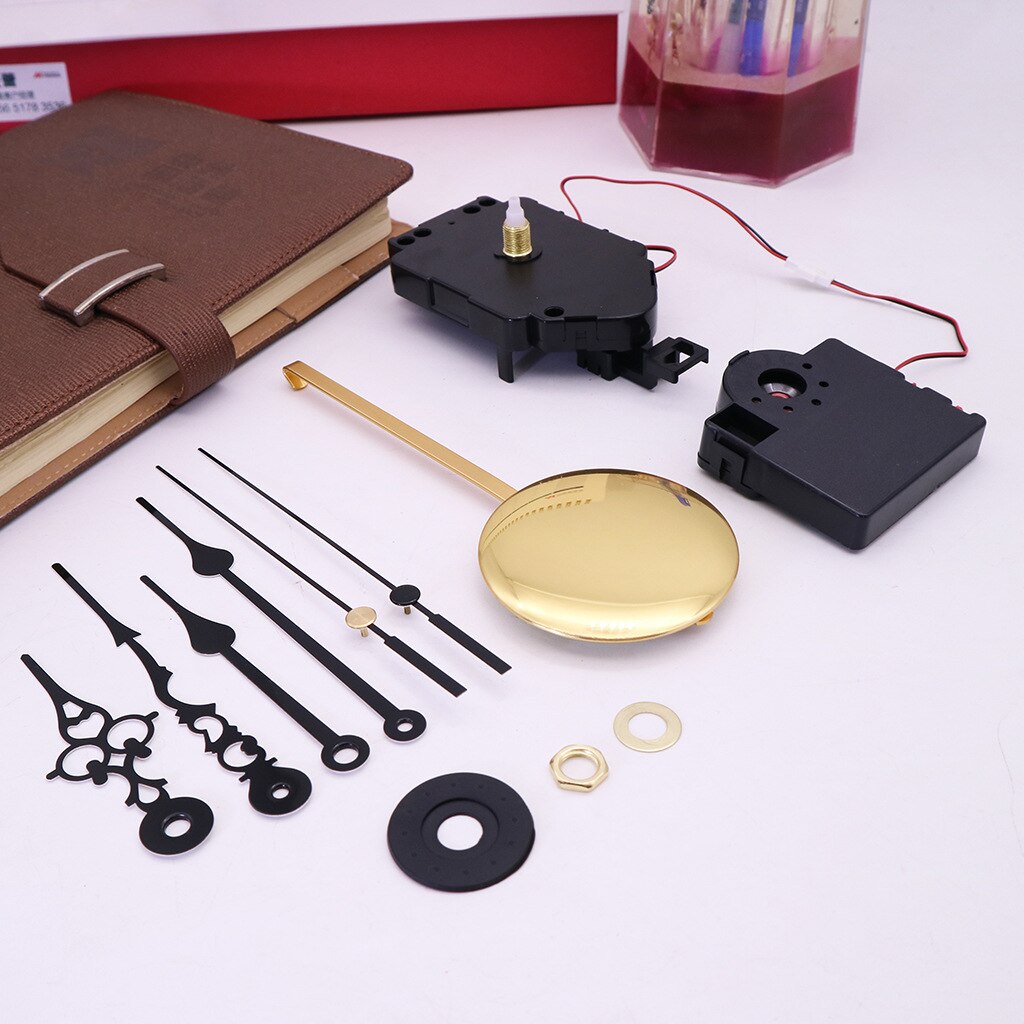 1 Set Pendulum Clock Kit DIY Wall Clock Quartz Movement Chime Music Box Pendulum Clock Mechanism Automatically Silences Clock