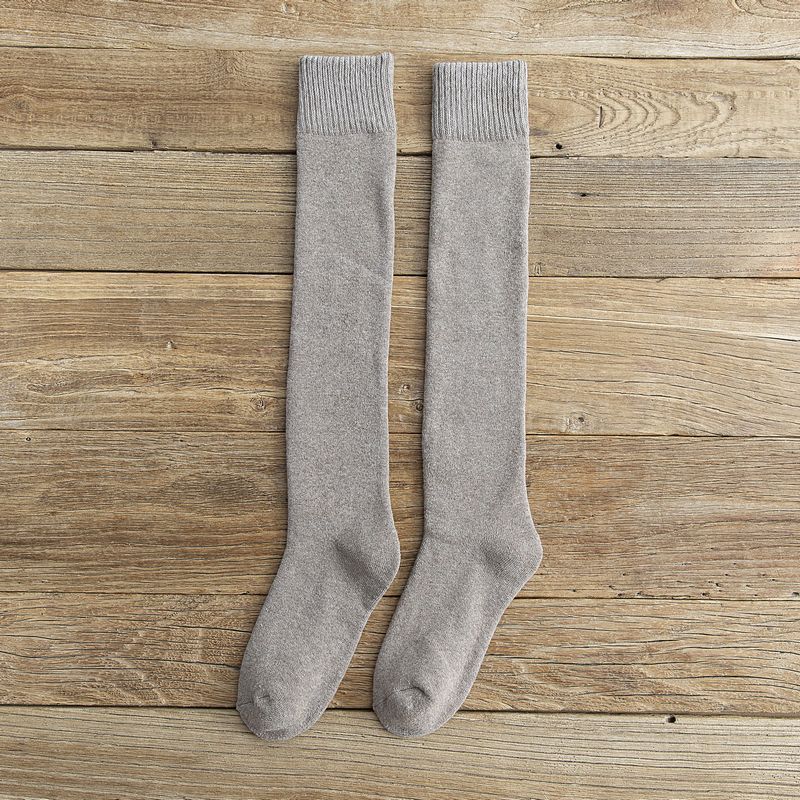 Warm Female Socks Knee High Thicken Thermal Woolen Cashmere Snow Winter Socks merino Unisex Boots Floor Sleeping Socks Long