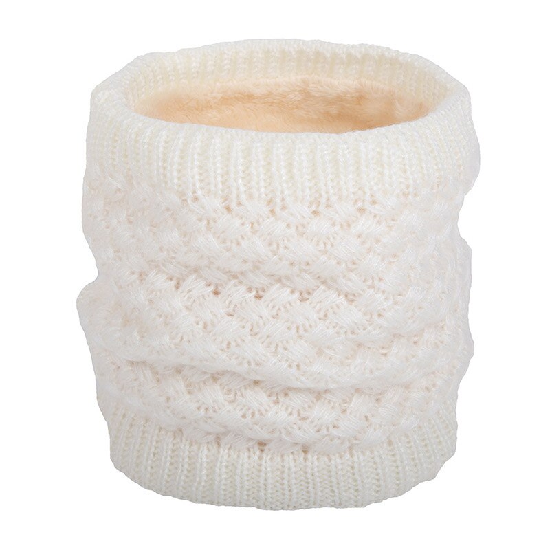Bufanda de lana con degradado para hombre y mujer, Bandana Unisex de tejido sólido cálido, diadema de terciopelo, de invierno