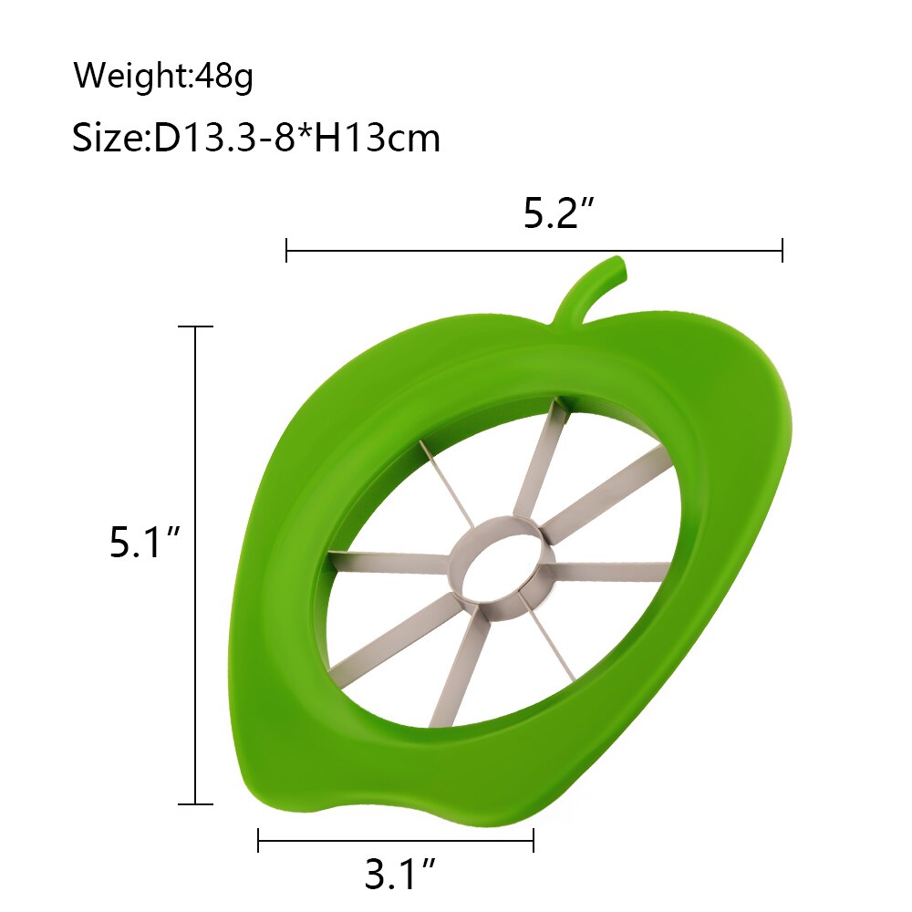 Stainless steel fruit coring and cutting multifunctional apple segmentation corer household gadgets