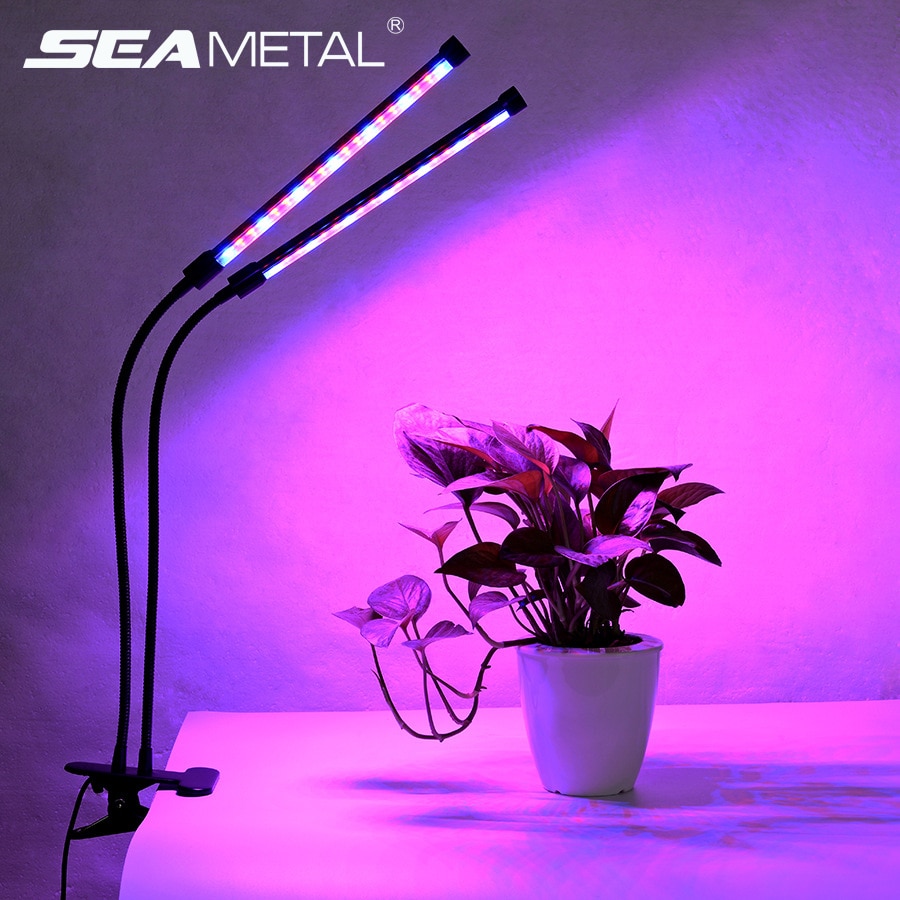 Fitolamp Licht Groeien 9/18/27W LED Lamp Voor Planten Volledige Spectrum Groeien Lamp Met Controller Plant gloeilamp Indoor Bloem Groeien