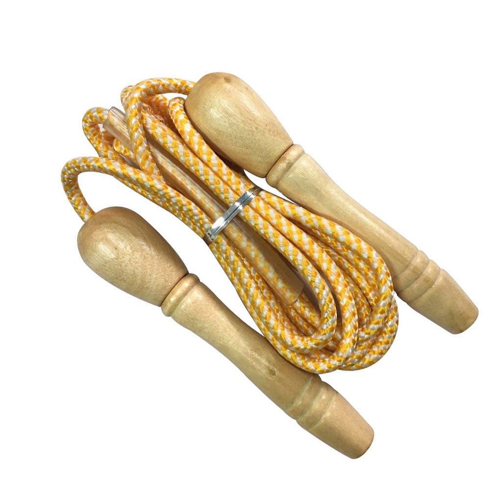 Wood Handle Jump Skipping Ropes Adjustable Fast Speed Fitness Jump Ropes Crossfit Training Boxing Sports Exercises Accessory
