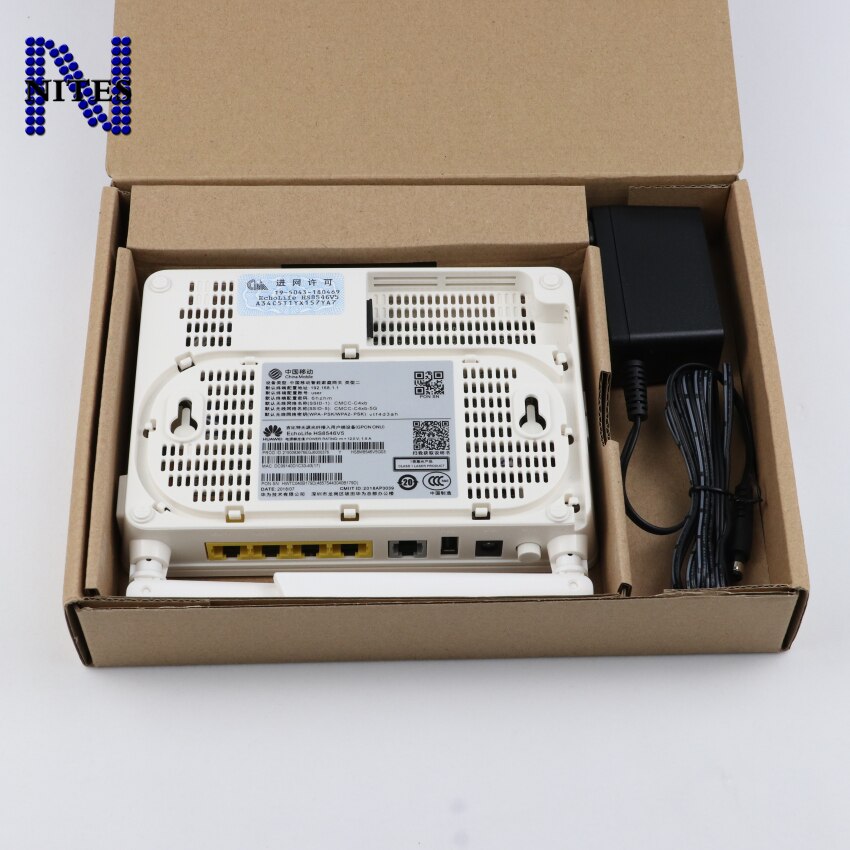 Original hua wwei gpon onu  hs8546 v 5 4ge+1 tel +1 usb +2 wif ,2.4 ghz & 5 ghz samme funktion som  hs8546 v 2 hg8245u hg8245 q 2 gpon onu ont