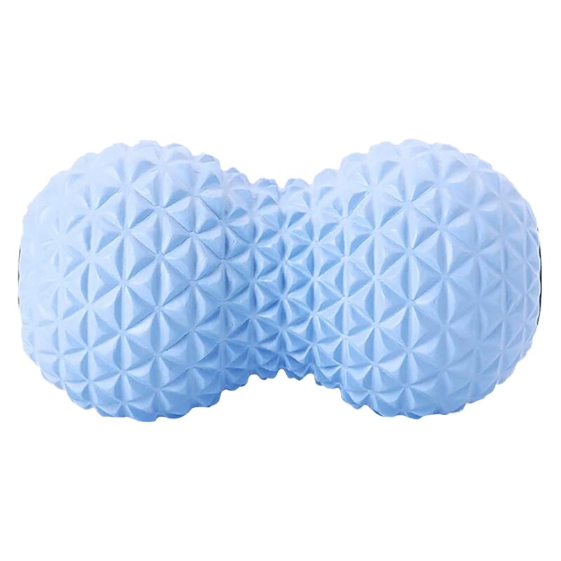 Massage Ball, Peanut Ball Plantar Fascia Cervical Vertebrae Acupoint Deep Muscle Relax Yoga Physiotherapy, Blue