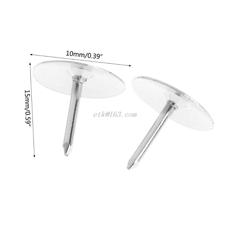 80Pcs/Box Metal Thumb Tack Office Supplies Scene Poster Push Pin Pins Practical accessories for pinning photos school supplies