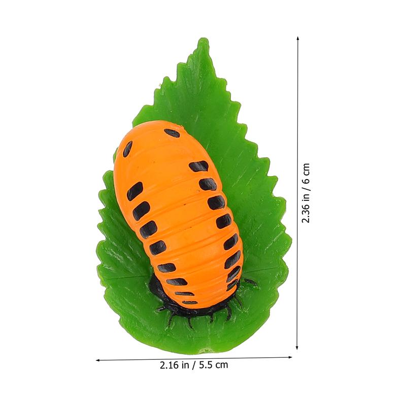 4Pcs Ladybug Plastic Garden Decoration Garden Accessories Growth Cycle Statues Decorations Life Cycle Figurines