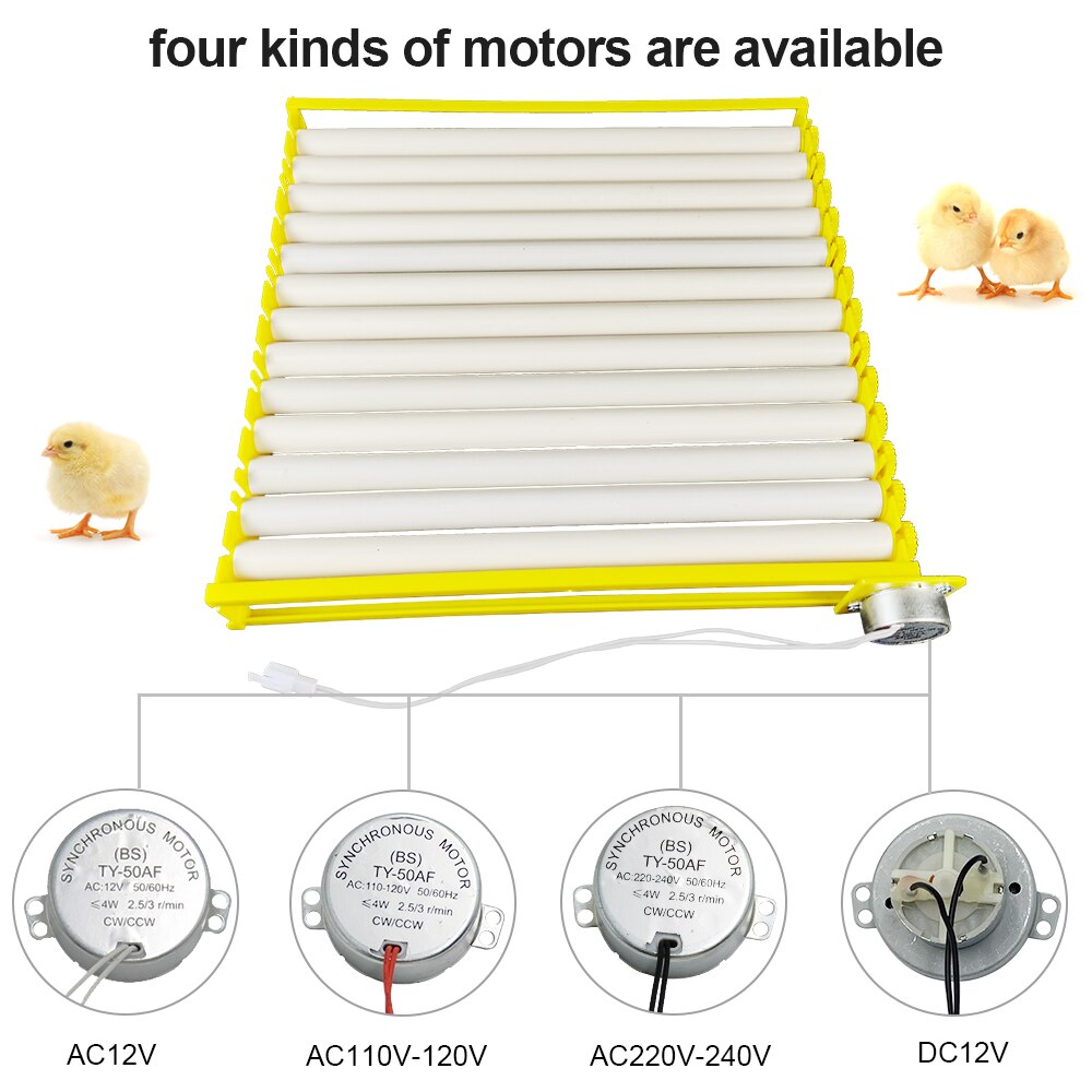 9 rohre Rolle Ei Tablett Wachtel Gans Huhn Ente Vogel GeflüGel Eier Fach Bauernhof Inkubation Mit Motor- Wiederum sterben Eier: XS / verrotten