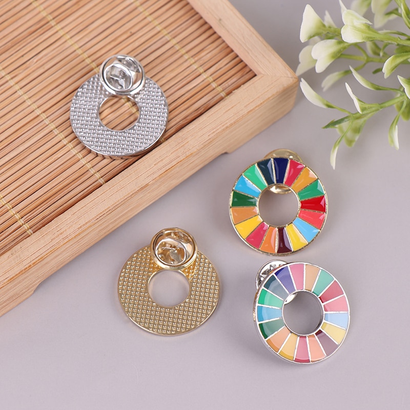 6g målene for bæredygtig udvikling broche united nations sdgs rainbow pin badge smykker til kvinder mænd lgbtq