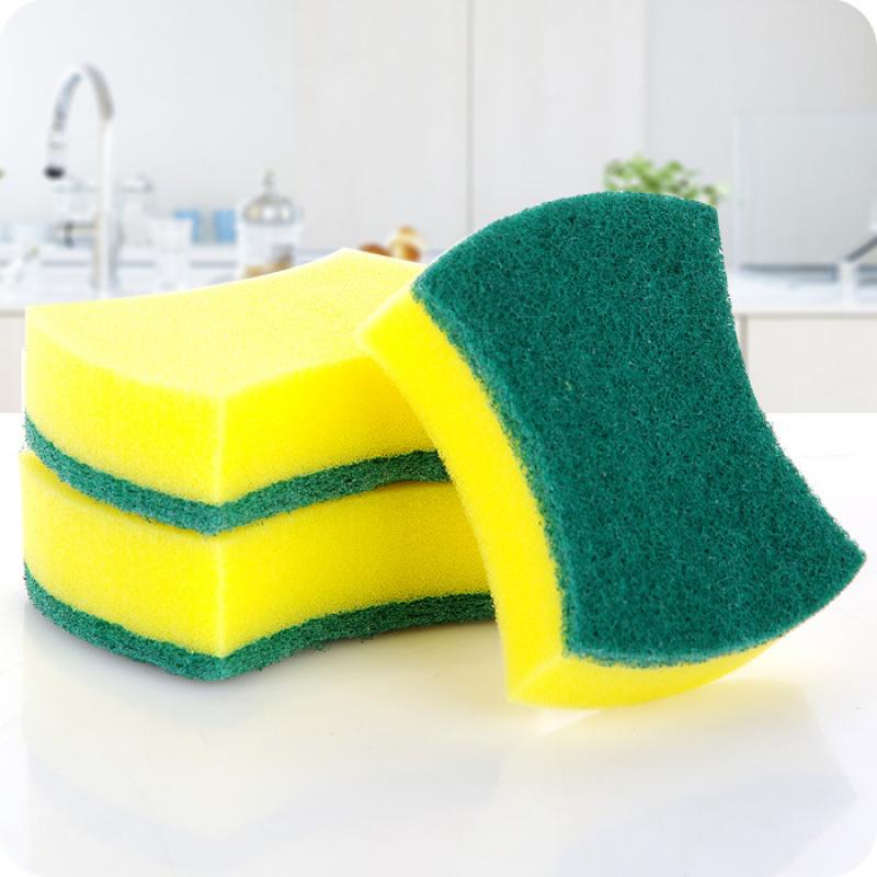 Double-sided Cleaning Sponges Magic Eraser Sponge For Dish Washing Nano Density Decontamination Sponge For Kitchen Bathroom