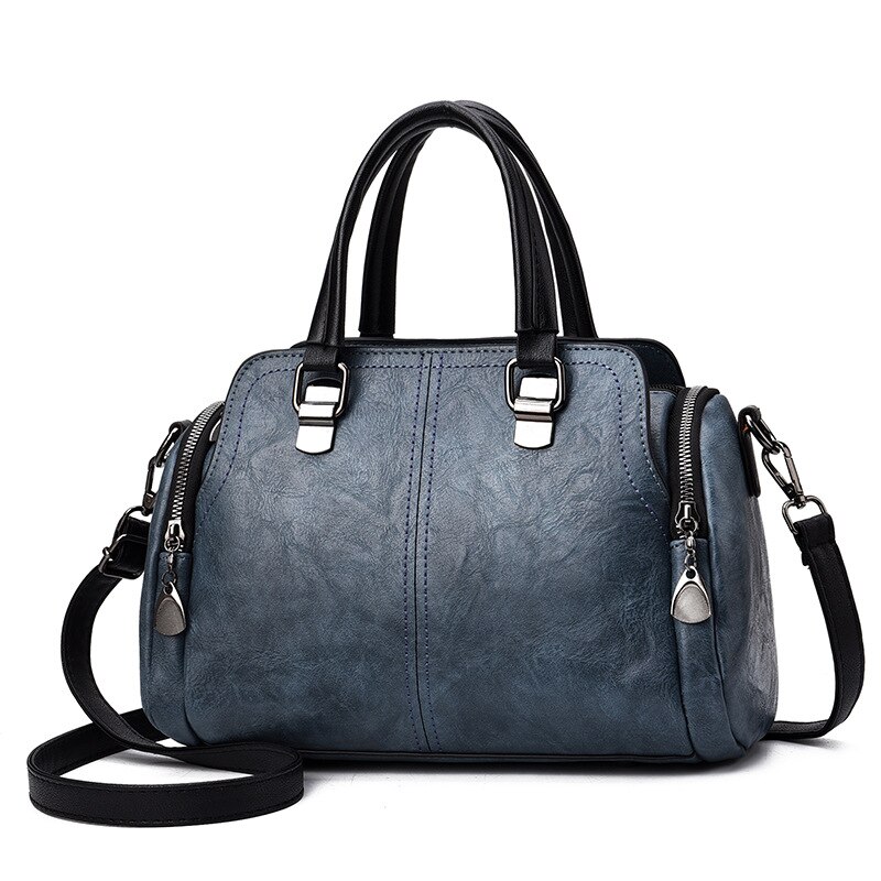 Top-handvat Tas Vrouwen Crossbody Tas Schoudertas Dame Eenvoudige Stijl Tas Mode Vrouwen Handtassen Totes Tas vrouwen tas: blue